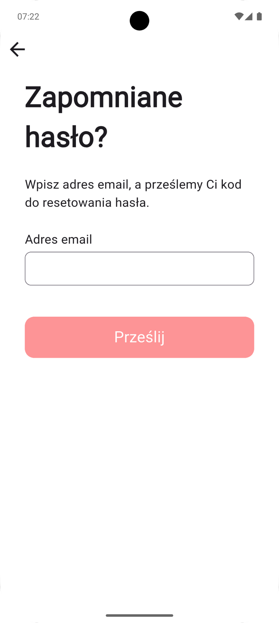 change password page
